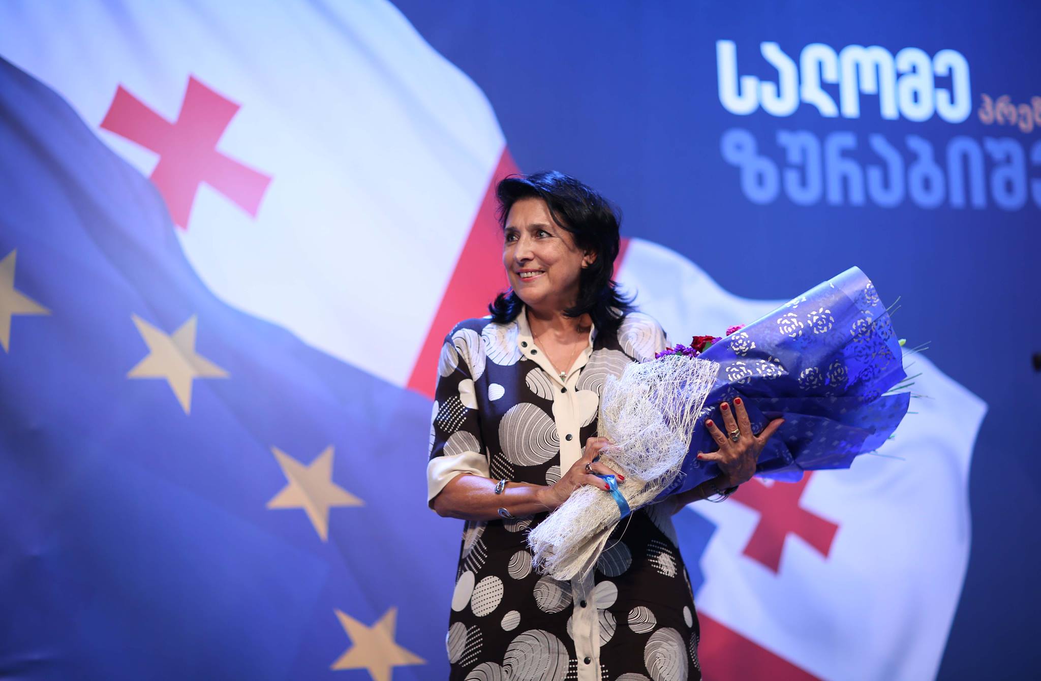 სალომე ზურაბიშვილი იმერეთის რეგიონში ამომრჩეველთან შეხვედრებს განაგრძობს