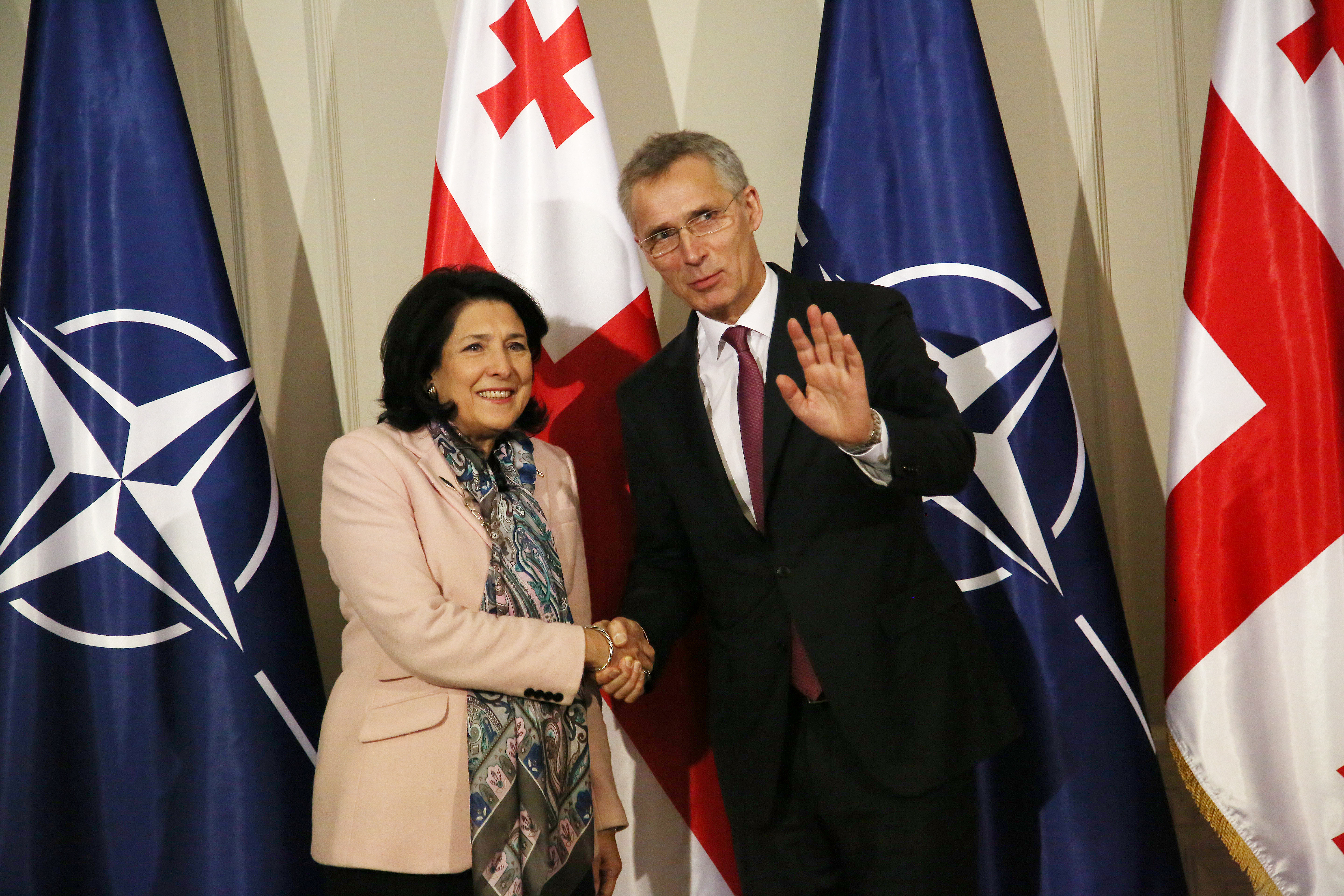 სალომე ზურაბიშვილი – ნატოს ღია კარის პოლიტიკა საქართველო – ნატოს ურთიერთობის ქვაკუთხედია