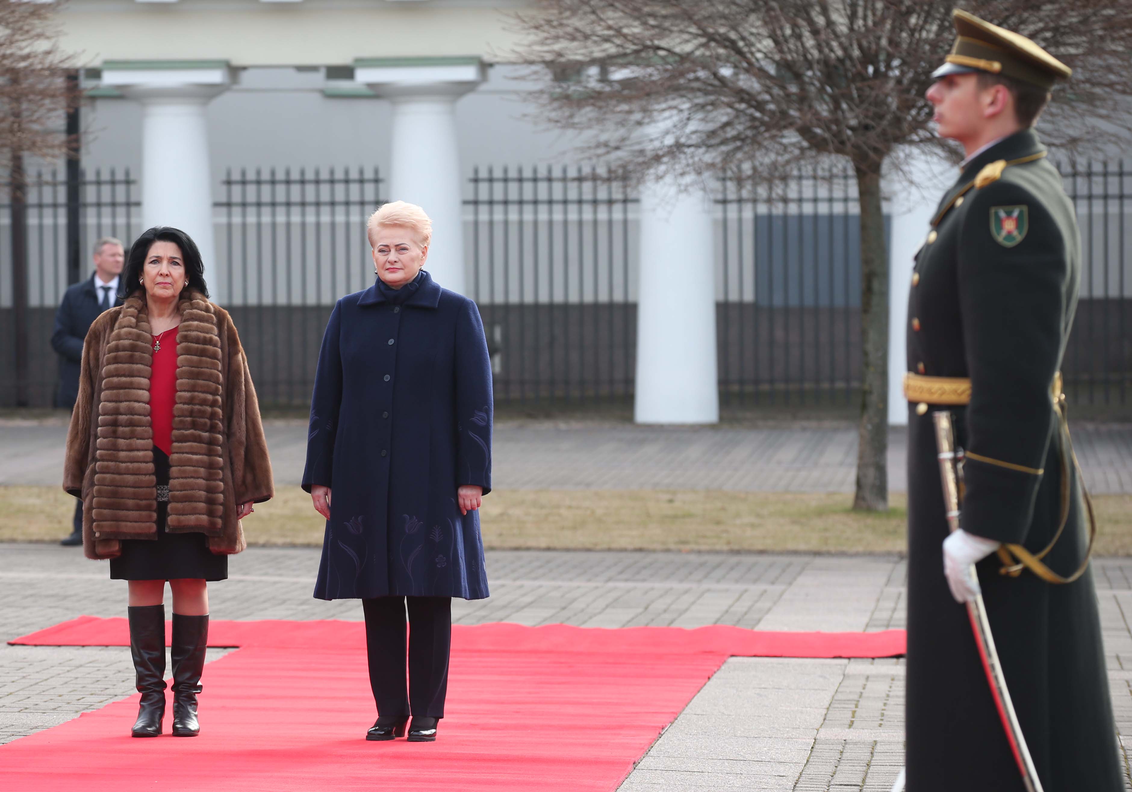 ​ვილნიუსში საქართველოს პრეზიდენტის დახვედრის ოფიციალური ცერემონია გაიმართა