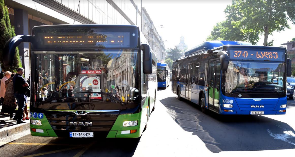 თბილისში, MAN-ის მარკის ახალი, 10-მეტრიანი ავტობუსები N85 და N95 მარშრუტებზე გავიდნენ