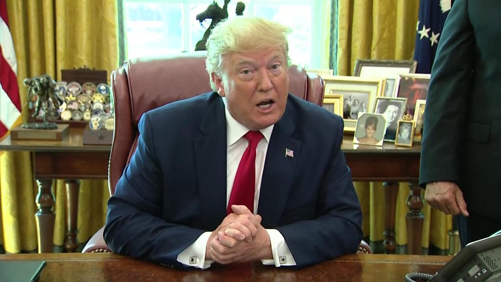 ტრამპმა განაცხადა, რომ ირანს ახალ, მძლავრი დარტყმის მიმყენებელ სანქციებს უწესებს და მის ქვეშ მოექცევა ქვეყნის უზენაესი ლიდერი აიათოლა ალი ხამენეი