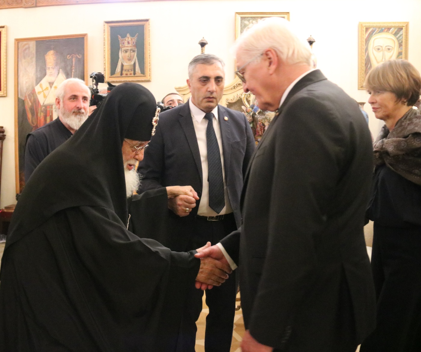 სრულიად საქართველოს კათოლიკოს-პატრიარქი გერმანიის პრეზიდენტს შეხვდა